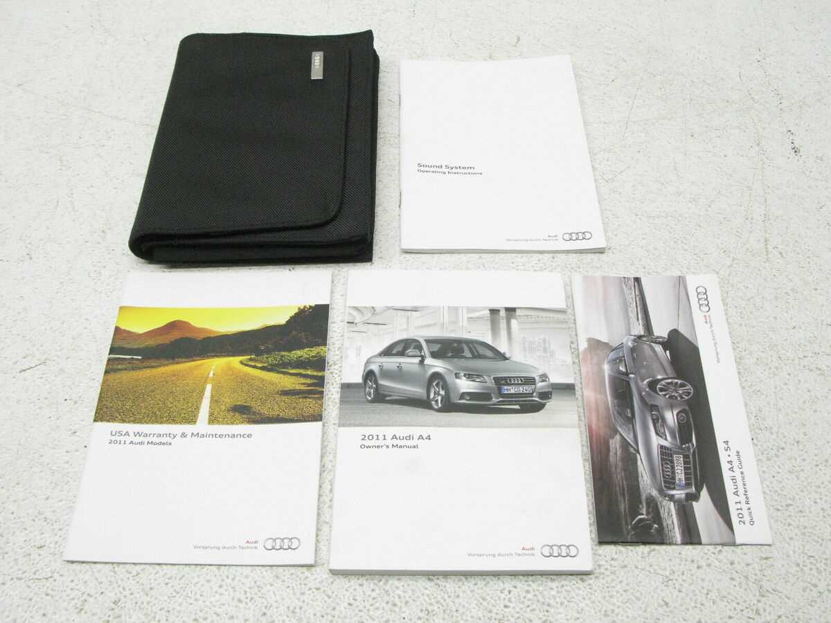 2011 audi a4 quattro owners manual