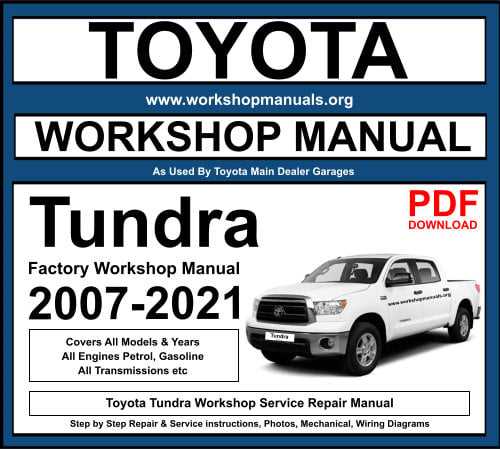 2011 tundra owners manual