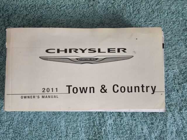 2011 chrysler town and country owners manual