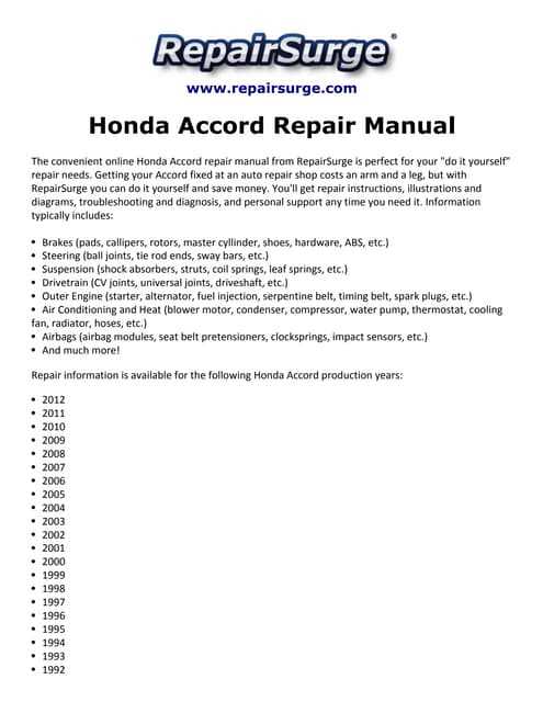 2011 honda accord ex l v6 owners manual