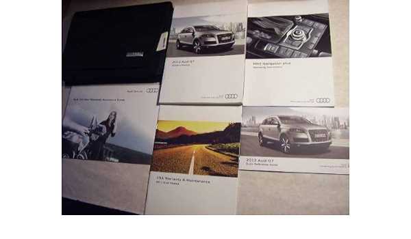 2012 audi q7 owners manual