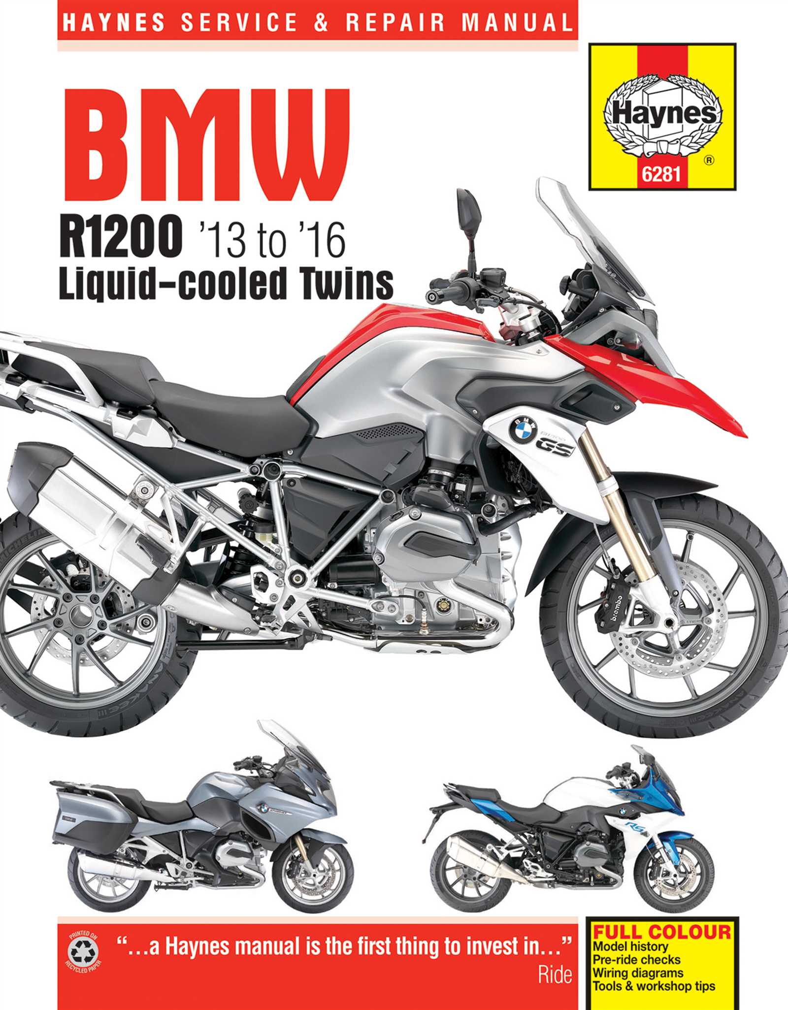 2012 bmw r1200rt owners manual