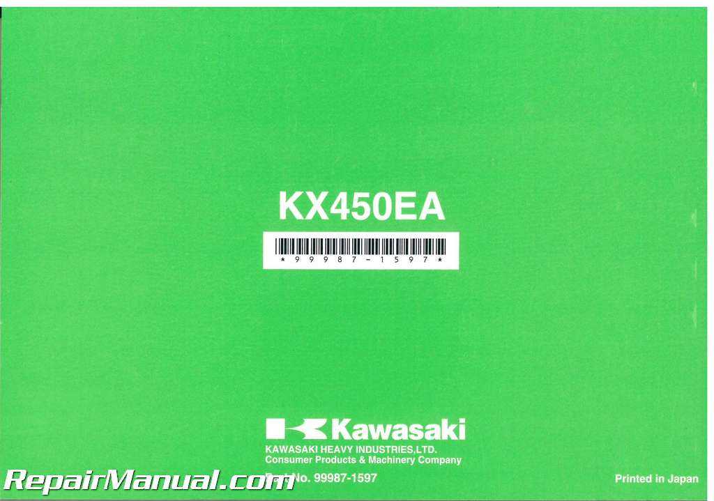 2012 kx450f owners manual