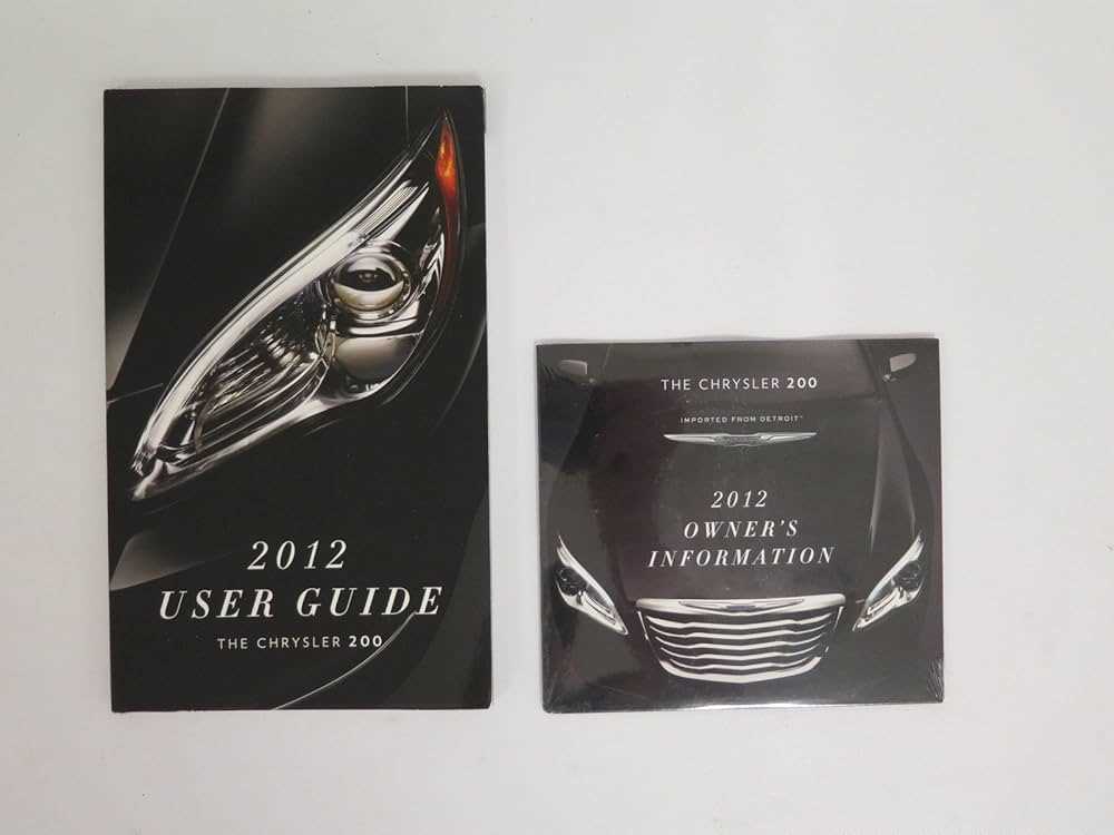 2012 chrysler 200 touring owners manual