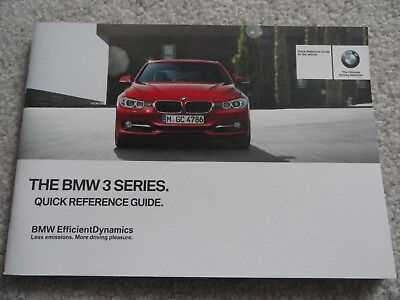 2013 bmw 3 series owners manual