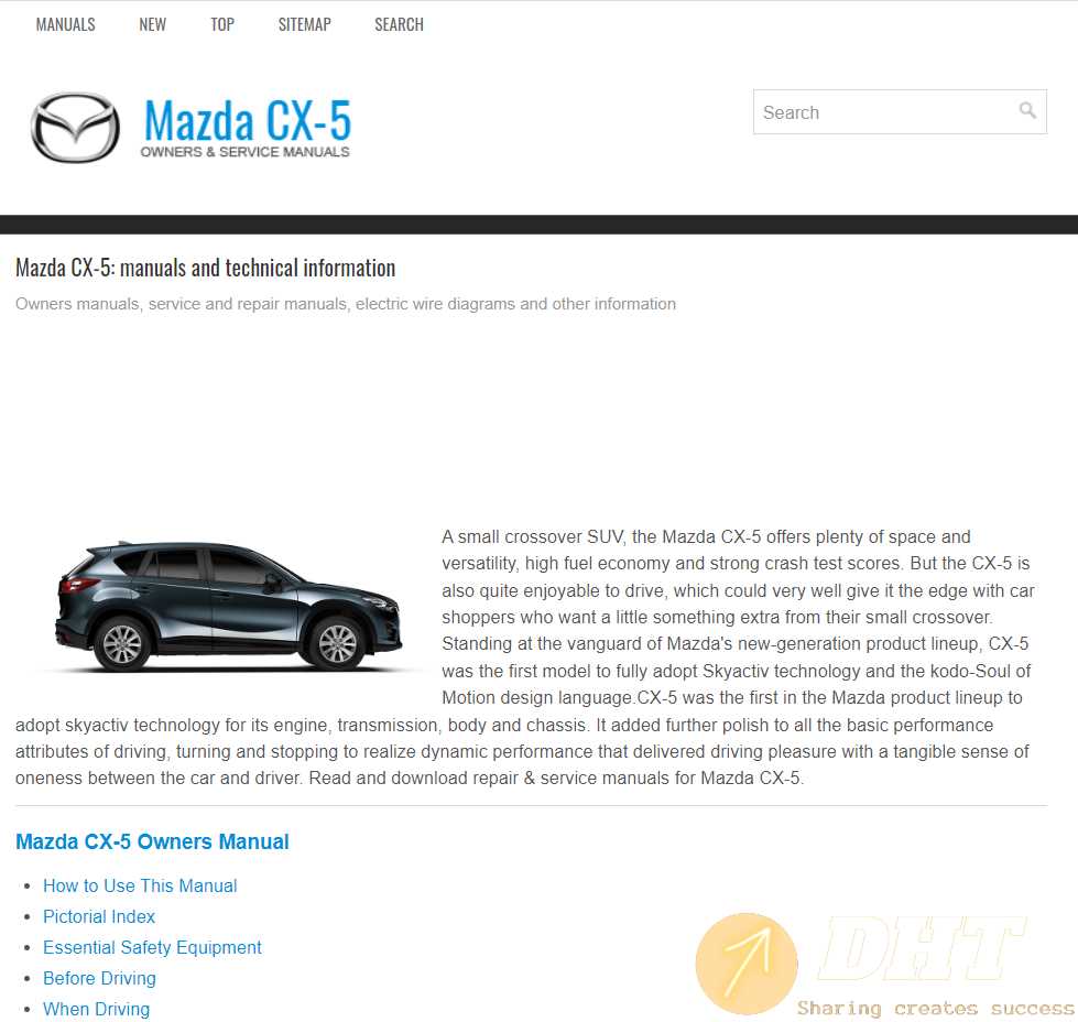 2013 mazda cx 5 owners manual