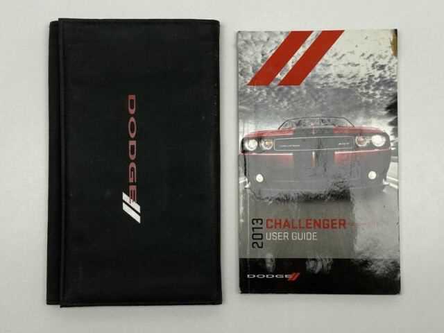 2013 dodge challenger sxt owners manual