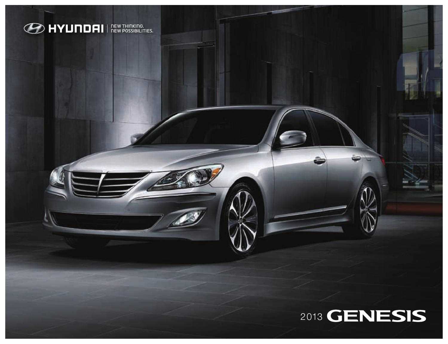 2013 hyundai genesis owners manual