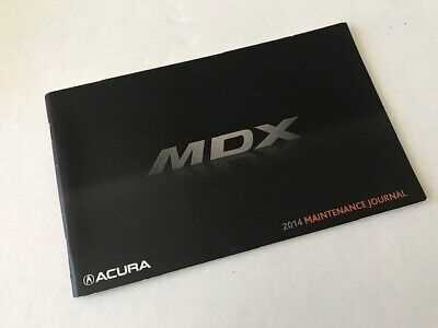 2014 acura mdx owners manual