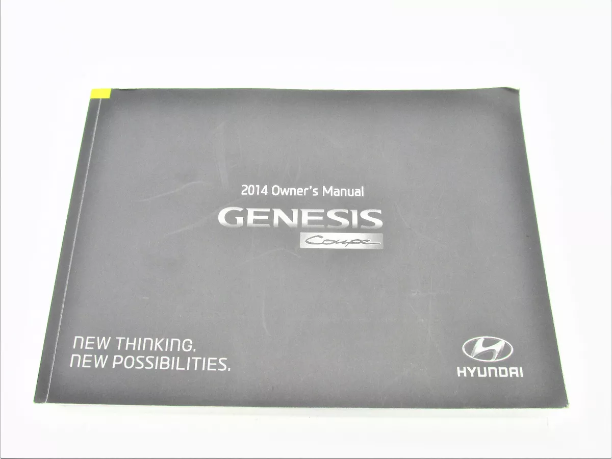 2014 hyundai genesis owners manual