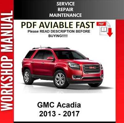 2014 gmc acadia owners manual