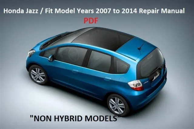 2014 honda fit owners manual