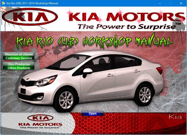 2014 kia rio owners manual