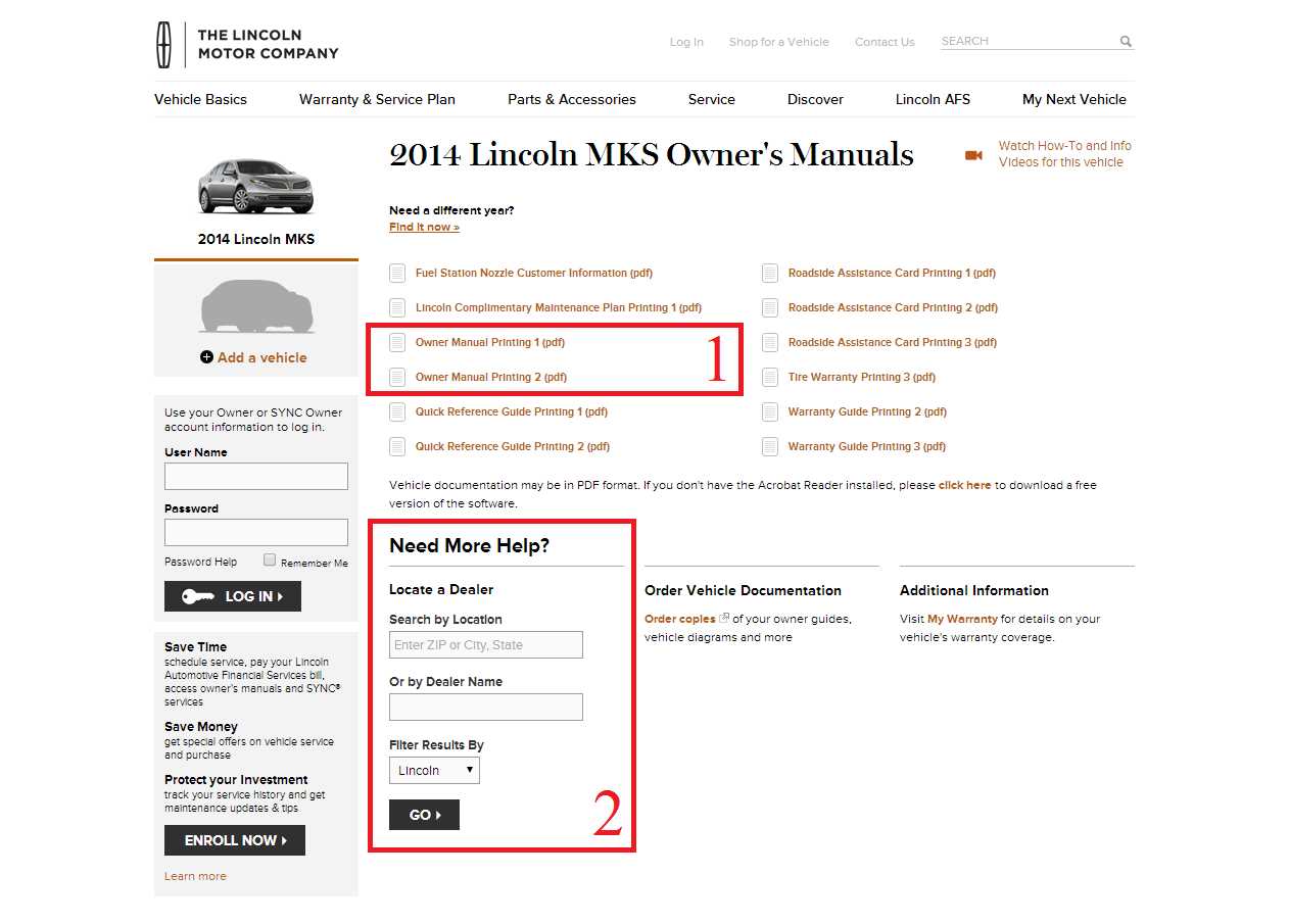 2014 lincoln mkz owners manual