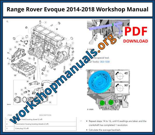 2014 range rover evoque owners manual