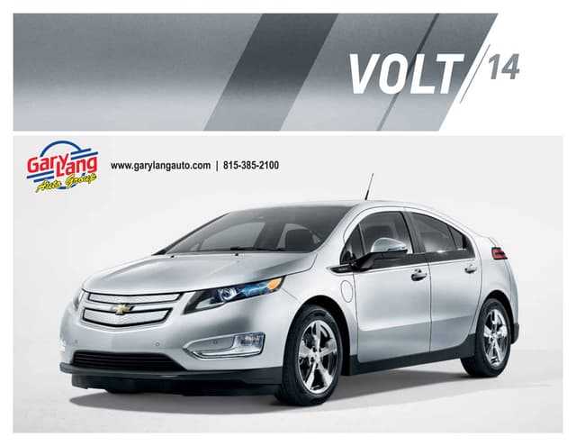 2014 volt owners manual