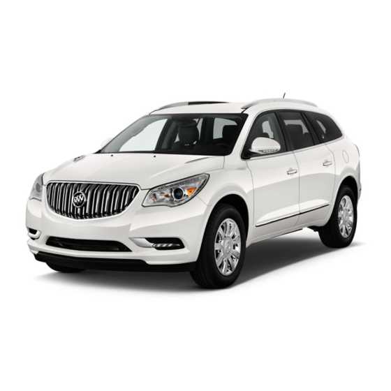 2015 buick enclave owners manual