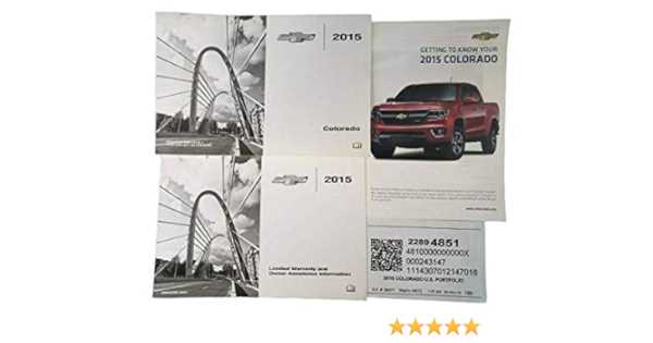 2015 chevrolet colorado owners manual