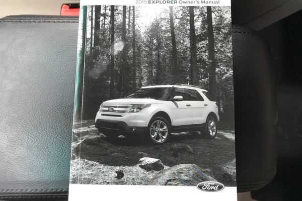 2015 ford explorer xlt owners manual