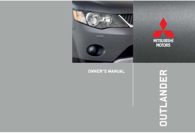 2015 mitsubishi outlander sport owners manual