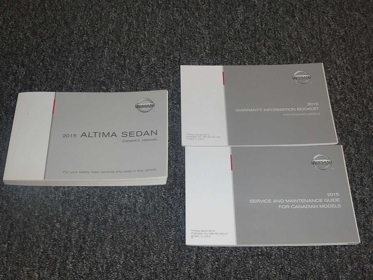 2015 nissan altima 3.5 sl owners manual