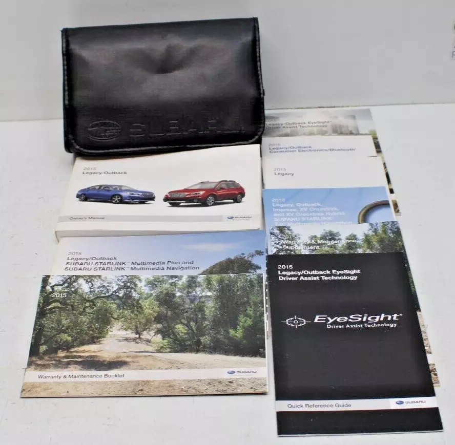 2015 subaru legacy owners manual