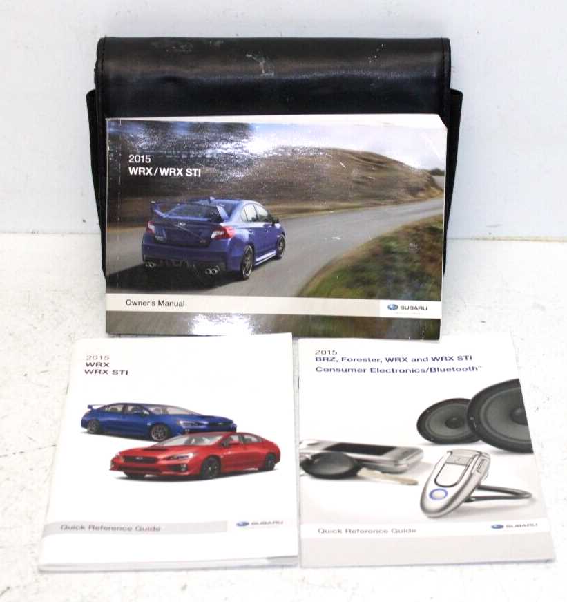 2015 subaru wrx owners manual