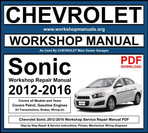 2015 chevy sonic owners manual