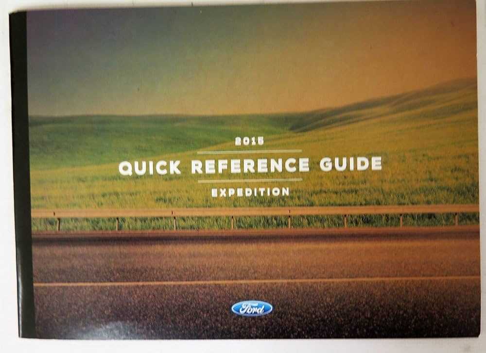 2015 ford expedition owners manual