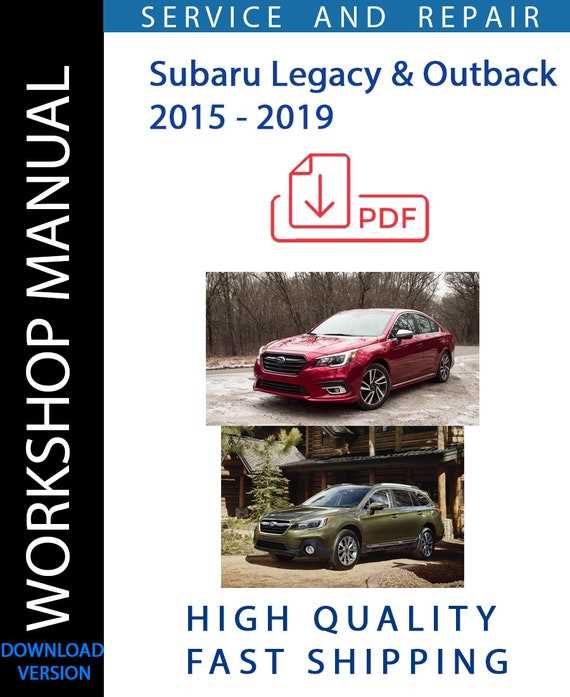 2015 subaru legacy owners manual