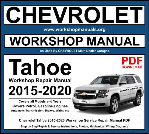 2015 tahoe owners manual