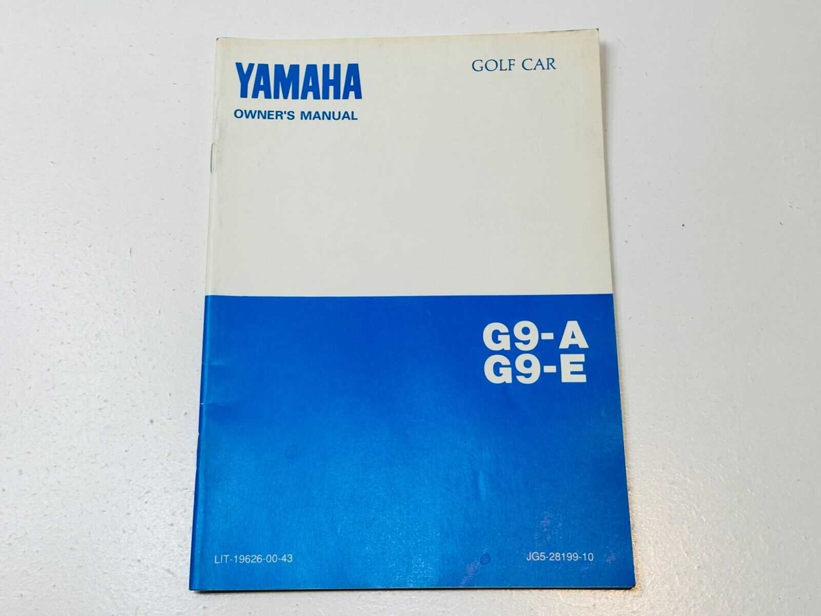 2015 yamaha golf cart owners manual