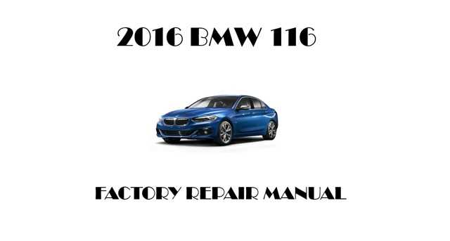 2016 bmw owners manual