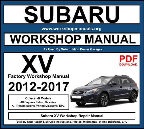 2016 subaru owners manual