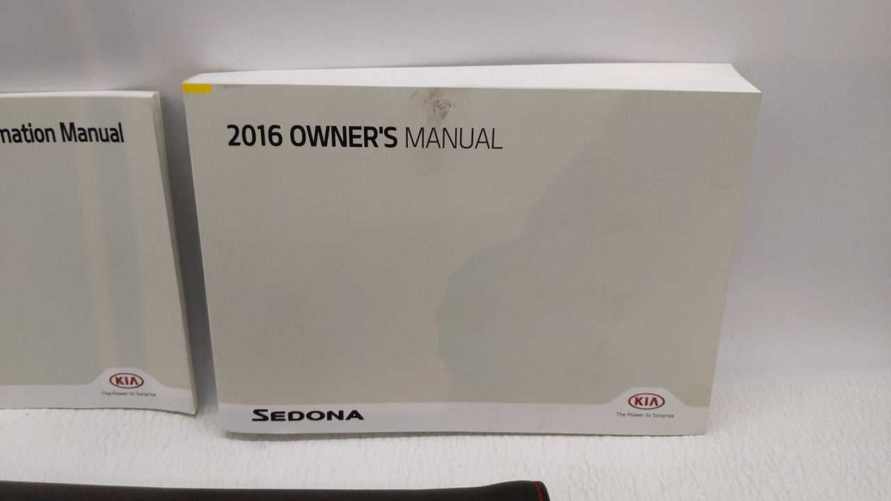 2016 kia sedona owners manual