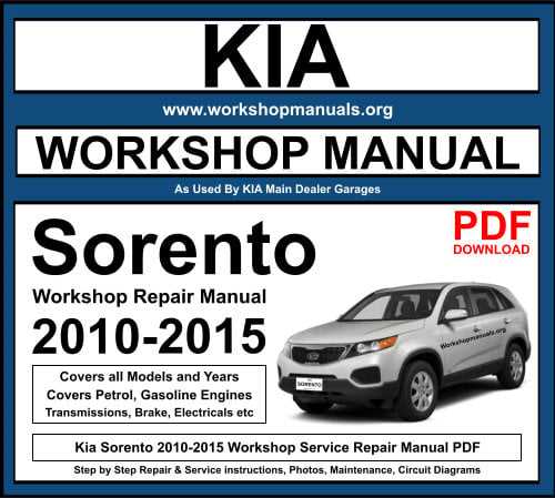 2016 kia sorento owners manual