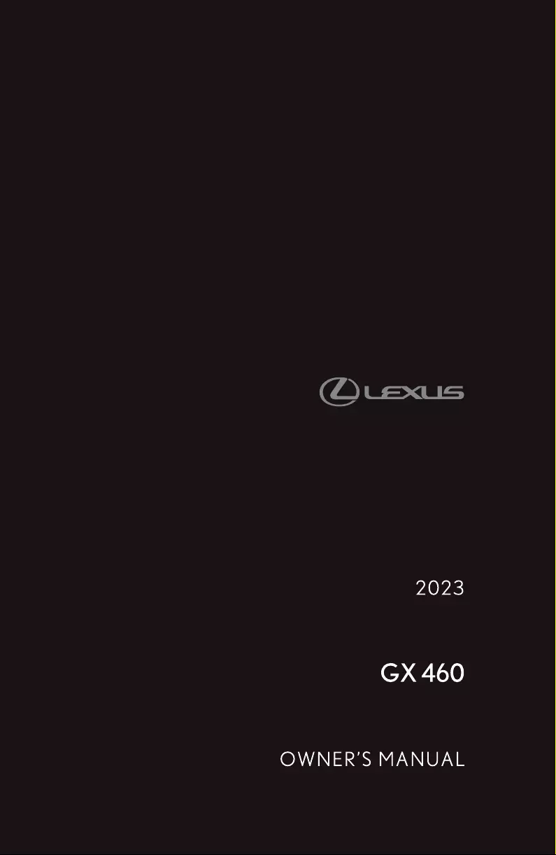 2016 lexus gx 460 owners manual