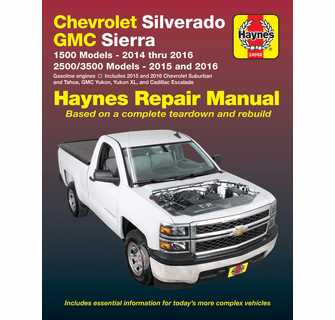 2016 silverado 2500hd owners manual