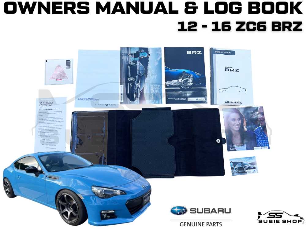 2016 subaru owners manual