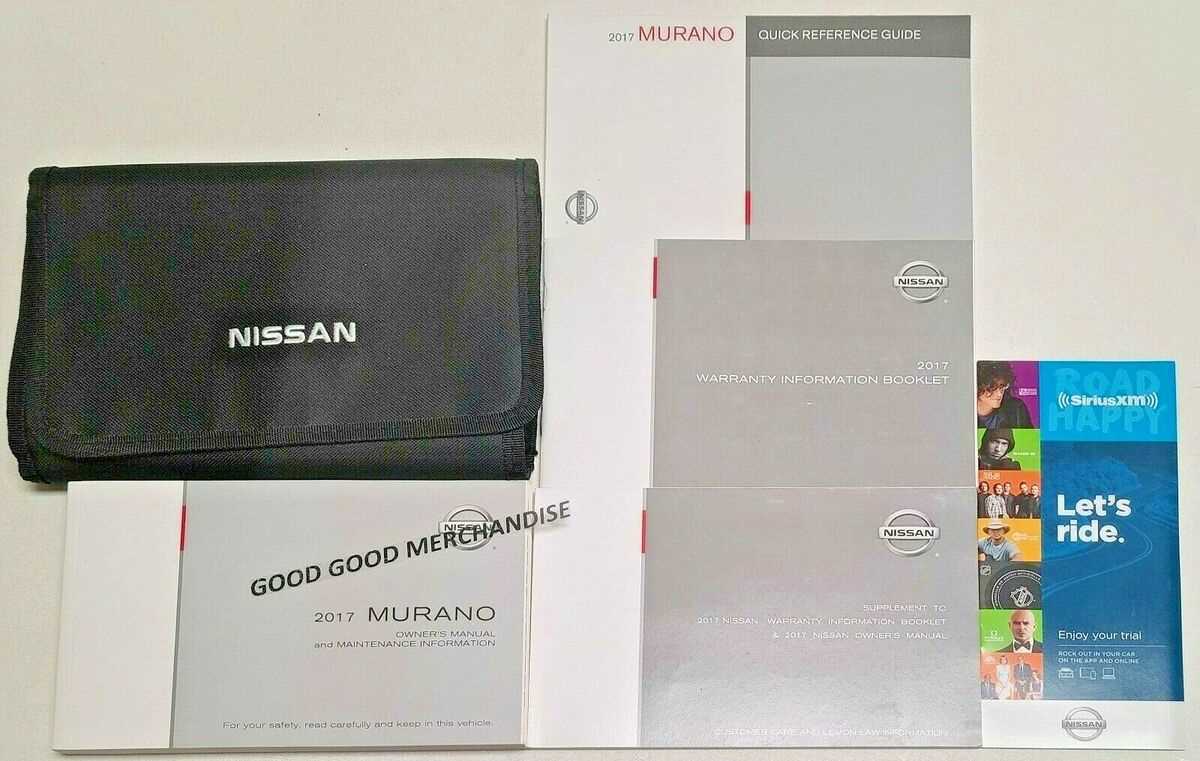 2017 nissan murano owners manual