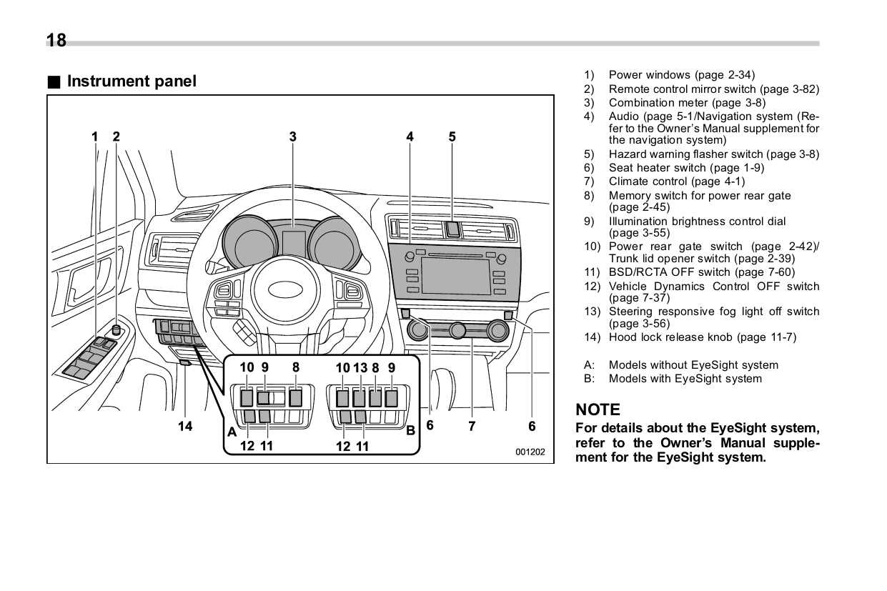 2017 subaru legacy owners manual