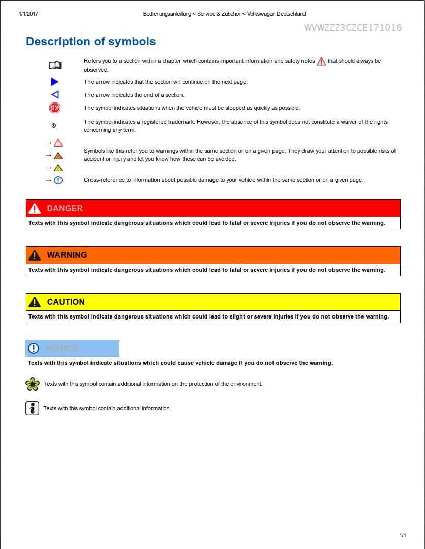 2017 vw passat owners manual