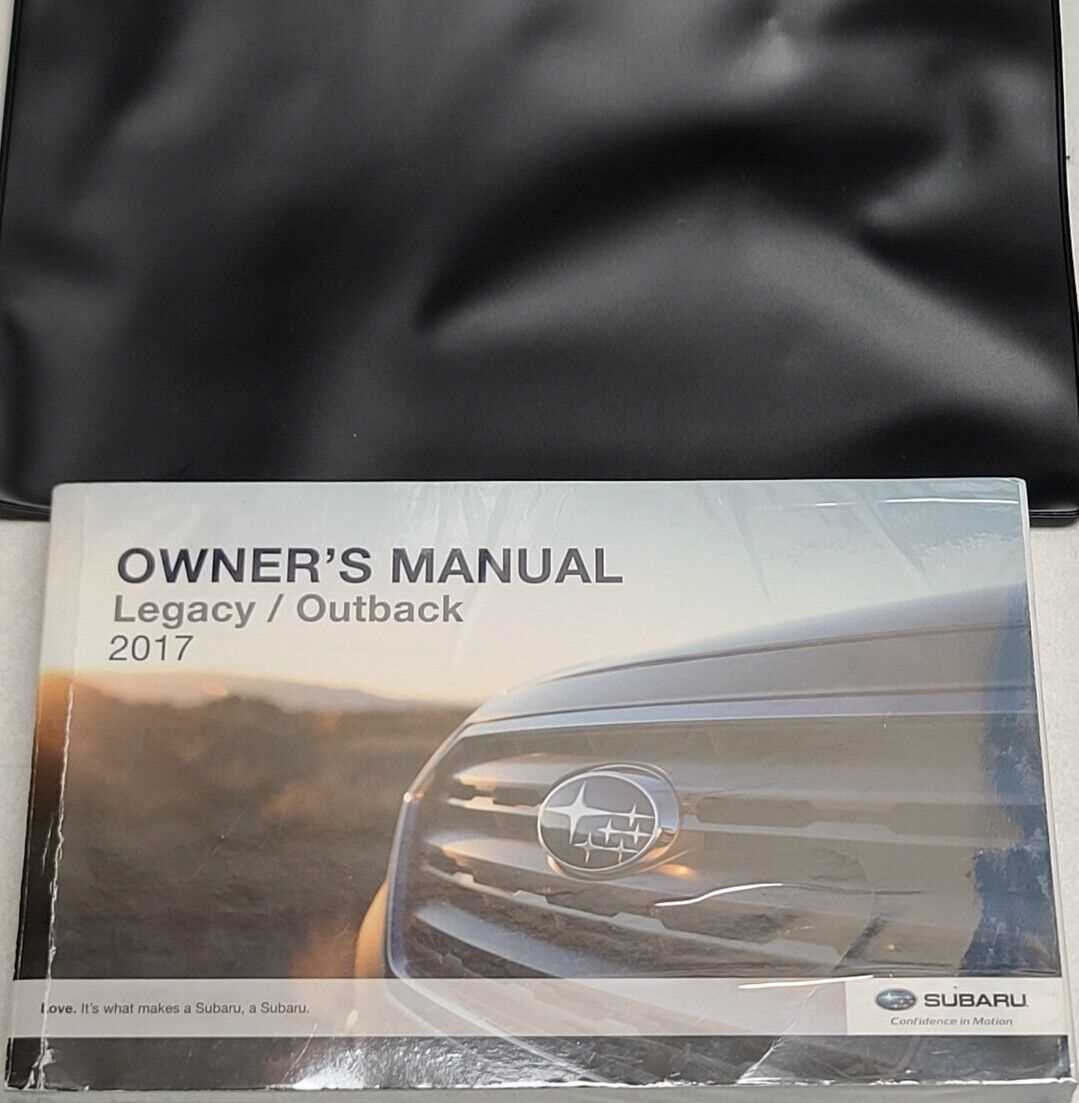 2017 subaru legacy owners manual