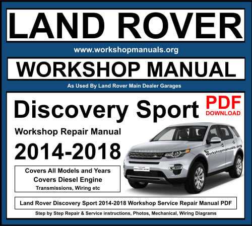 2018 land rover discovery owners manual