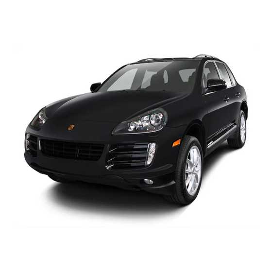 2018 porsche cayenne owners manual