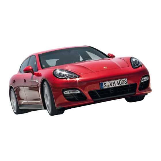 2018 porsche panamera owners manual