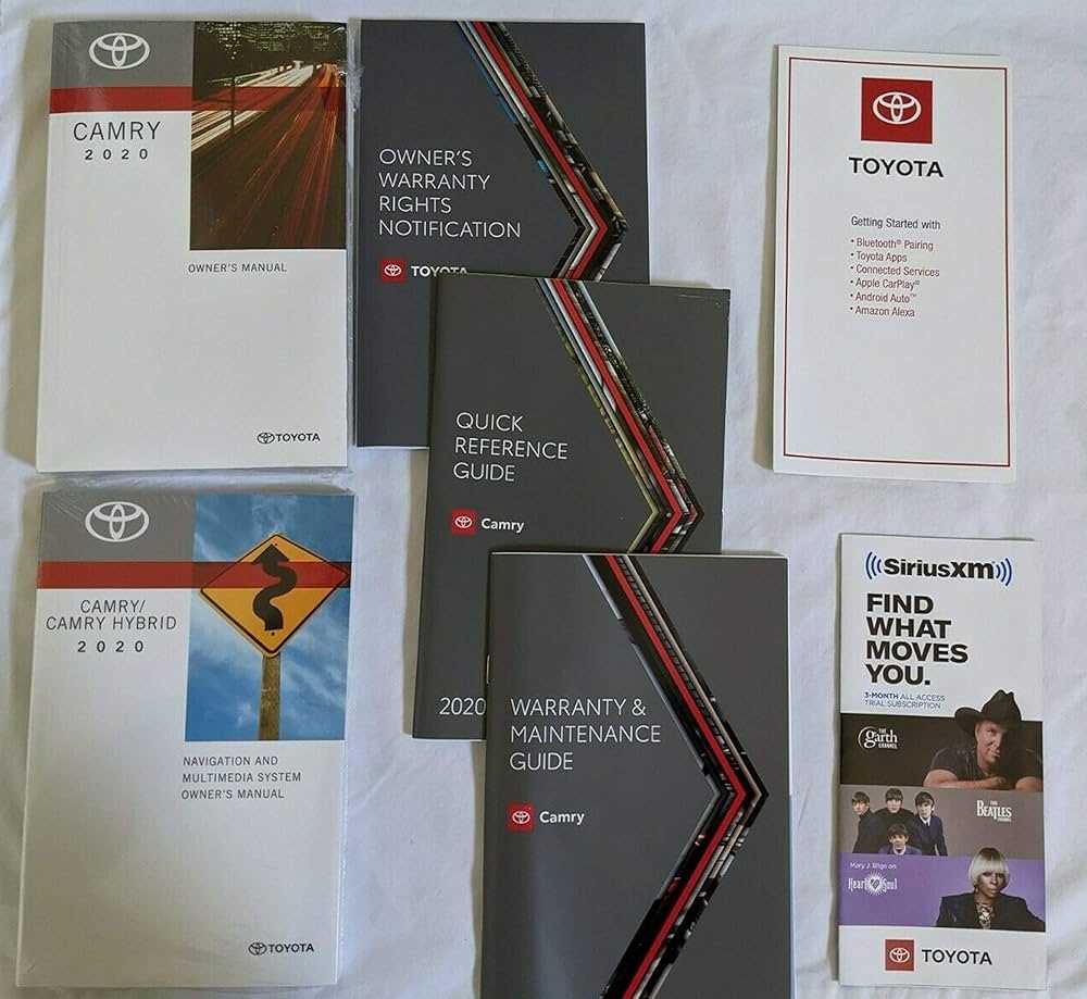 2018 toyota camry owners manual