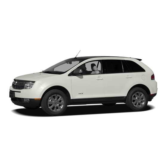 2018 lincoln mkx owners manual