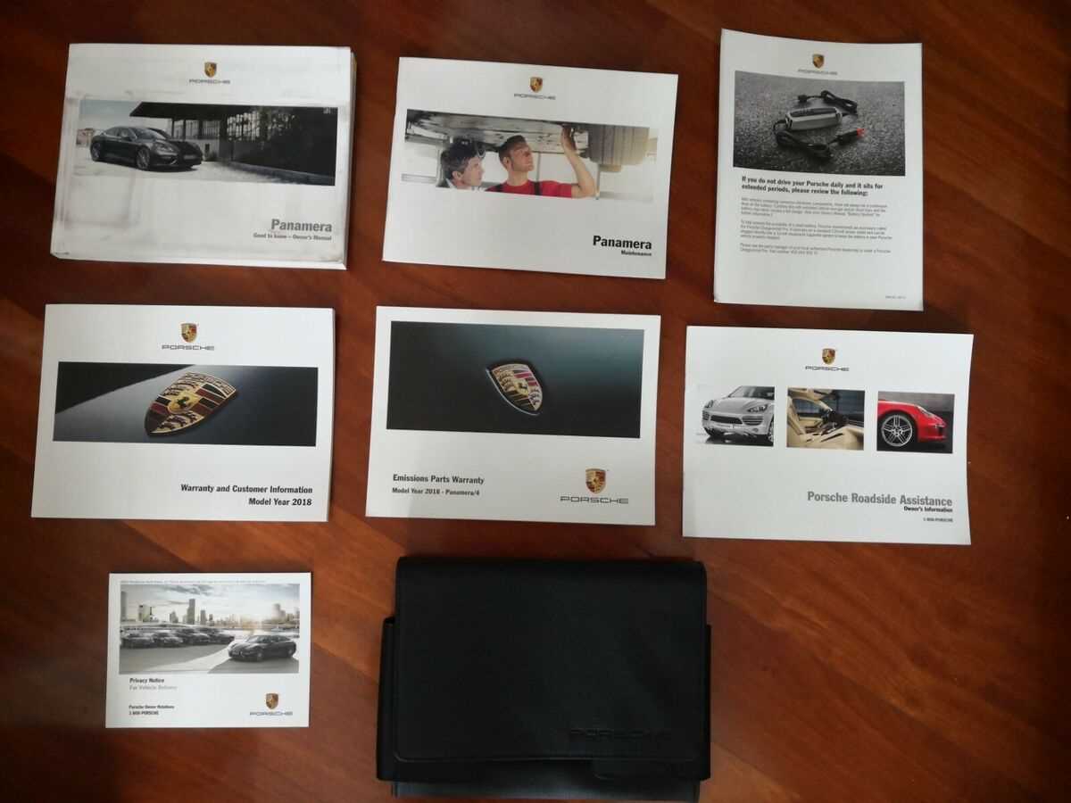 2018 porsche panamera owners manual