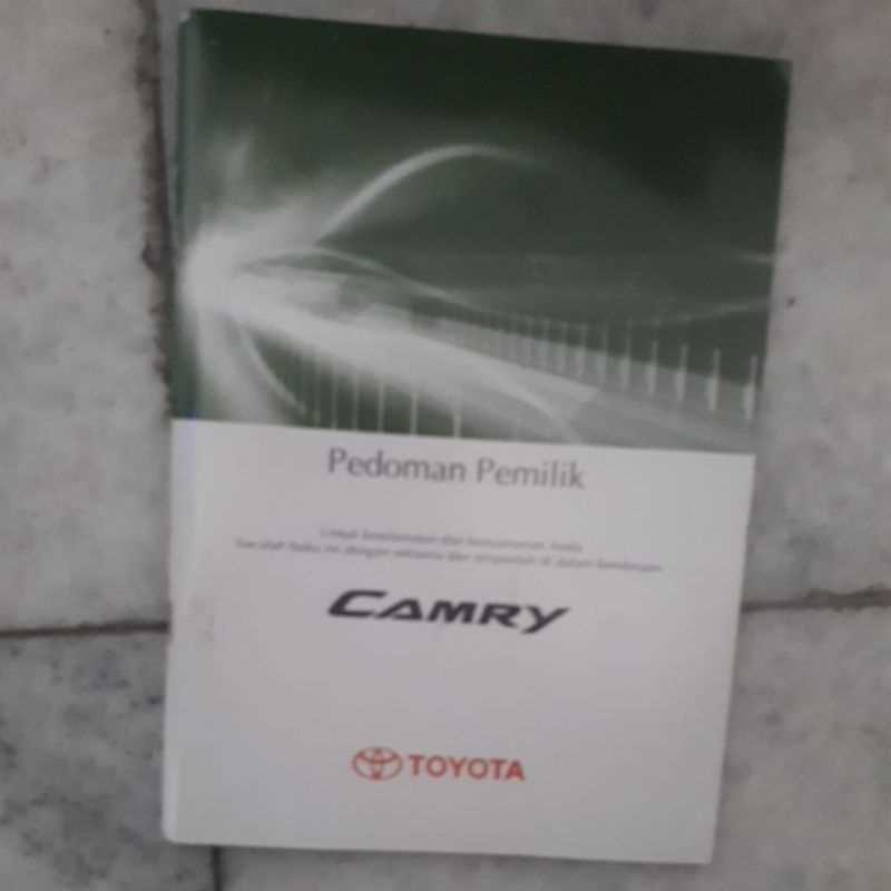 2018 toyota camry owners manual